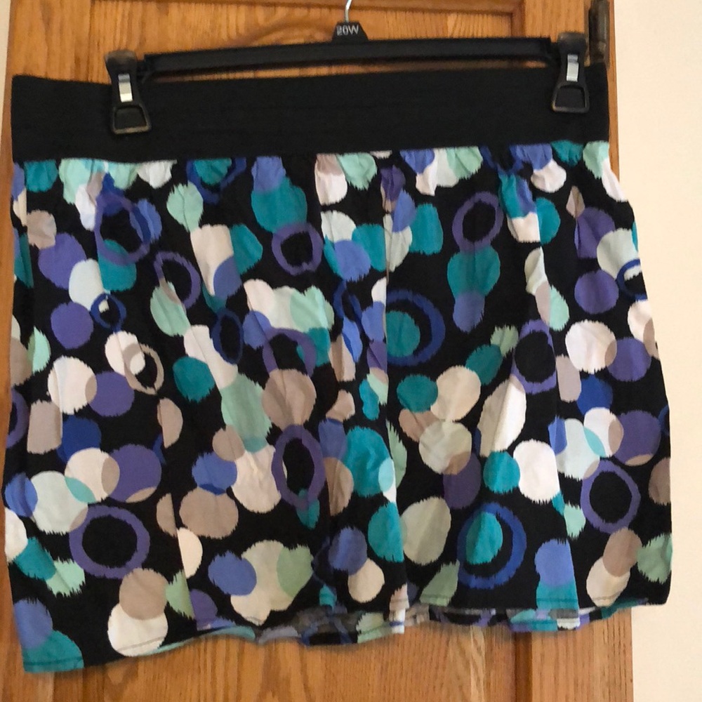 BLACK POLKADOT SKIRT